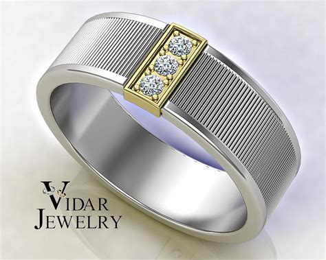 luxury wedding bands for him.